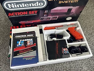 CIB NES Action Set Nintendo Entertainment System- COMPLETE / TESTED/ VERY GOOD • $339