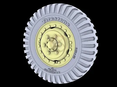 Panzer Art 1/35 Road Wheels For M8 Greyhound WWII Firestone (7 Wheels) RE35-670 • $27.85