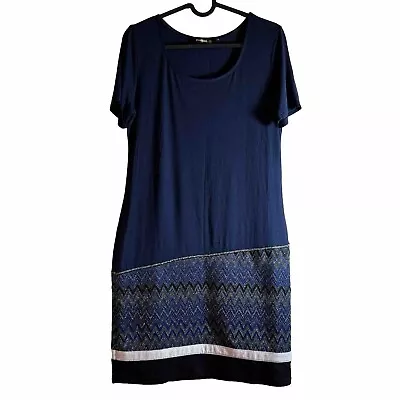 Desigual Women’s Blue Lurex Party Dress - Size Medium - As New • $54.28