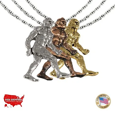 Creative Pewter Designs Sasquatch Or Bigfoot Full Body Necklace A174PEN • $19.99