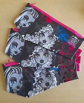 £1.50 • Buy MONSTER HIGH NEW - LARGE PVC PENCIL CASE With ZIP CLOSURE
