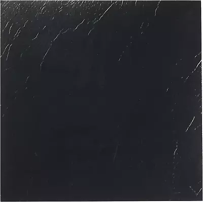 Nexus Self Adhesive 12-Inch Vinyl Floor Tiles 20 Tiles - 12  X 12  Black Patte • $20.33