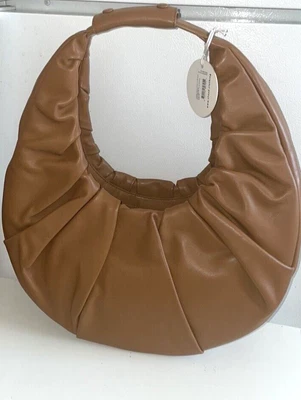 $399.99 • Buy STAUD Large Soft Moon Tote Bag In Mushroom NWT