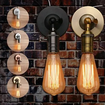 £10.57 • Buy Modern Industrial Vintage Retro Rustic Sconce Wall Light Lamp Fitting Fixture