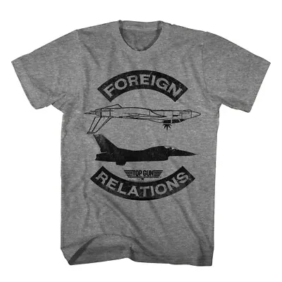 $21.99 • Buy Top Gun Foreign Relations Men's T-Shirt F14 Tomcat Russian Mig Fighter Jet 