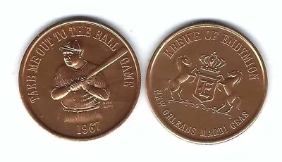 1967 Babe Ruth New York Yankees Baseball Mlb Tribute Coin Token Medallion • $3