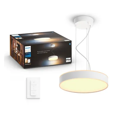 Philips Hue White Ambiance Enrave Pendent Home Hanging Ceiling Light W/Bluetooth • $555