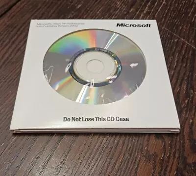 Microsoft Office XP Professional 2002 With Publisher 2002 OEM Disc W/Product Key • $14.99