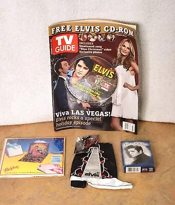 Lot Of Elvis Presley Items - Cards NIB Stocking Birthday Card Special Ed DVD • $12.95