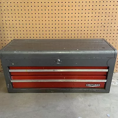 Vintage Craftsman Work Bench Tool Box 2 Drawer Mechanics Old USA 1960s • $110