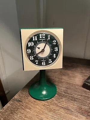 Vintage Mid Century / Space Age Standing Alarm Clock Wehrle Girlie Germany  • $36.80