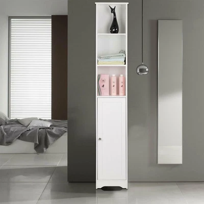 $63.90 • Buy 67  Tall Storage Cabinet Kitchen Pantry Cupboard Organizer Furniture 5 Shelves