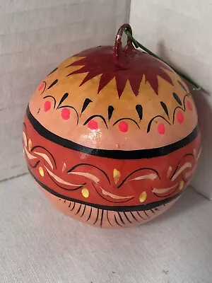 Vintage Christmas Ball Ornament Made In Mexico 1986 • $15