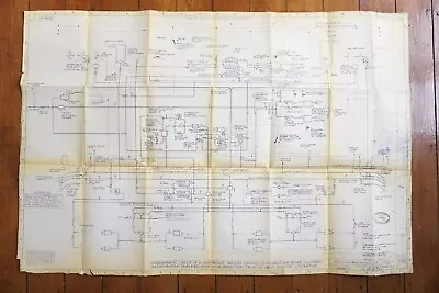 1965 Brake Equipment Bo Bo Diesel Electric Loco  Railway Diagram Drawing • £24.99