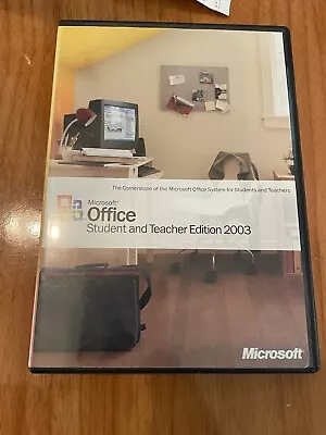 Microsoft Office 2003 Student Teacher Edition Word Excel With Key • $12