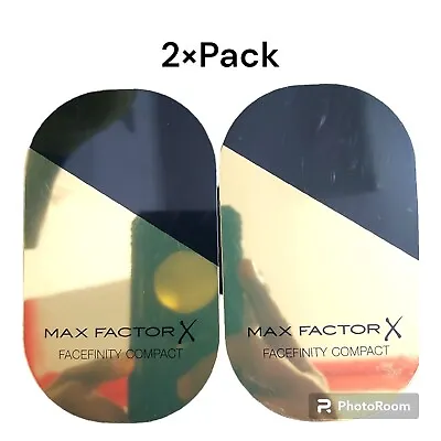 2×(Pack) Max Factor Facefinity Compact Foundation SPF20 006 Golden 10g • £14.50