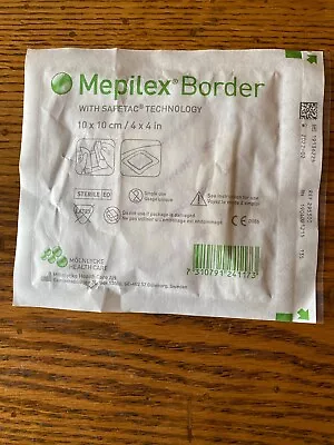 Mepilex Border Self-Adhesive Foam Dressings 4 X4  10x10cm Lot Of 8 Ref 295300 • $35.99