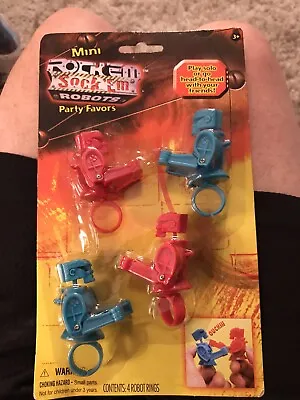 Mini Rock-Em Sock-Em Robots Party Favor Rings • $15