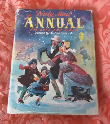 DAILY MAIL ANNUAL FOR BOYS & GIRLS -  1952 Vintage Hardback Book. • £2