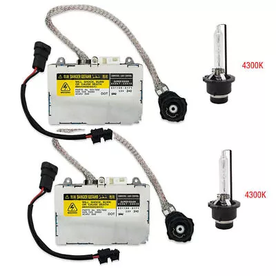 2X For Lexus ES300 ES330 IS300 LS430 Xenon HID Headlight Ballast +4300K D2S Bulb • $58.87