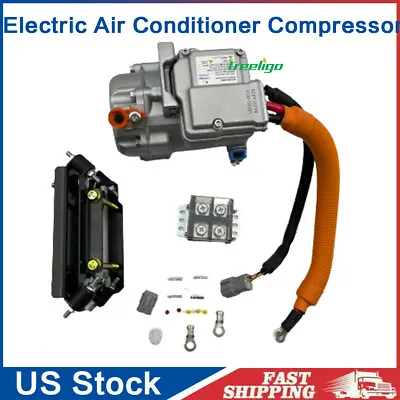 $521.99 • Buy A/C 12V 14CC Electric Compressor Set For Auto DC Air Conditioning Car Truck Bus