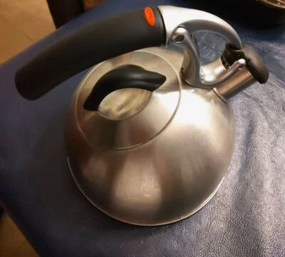 $21.30 • Buy OXO Teapot Kettle Giid Grip Uplift 2.0 Qt 18/8 Stainless Steel