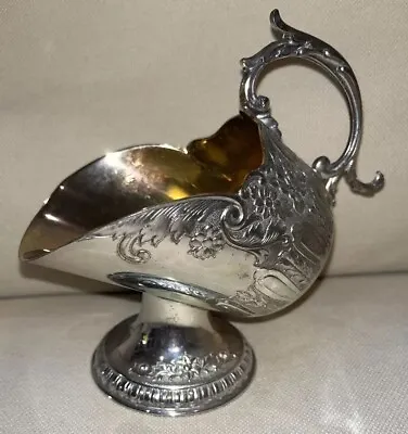 $18 • Buy Vintage Leonard Silver Plated Ornate Sugar Bowl/Candy Dish Scuttle No Scoop