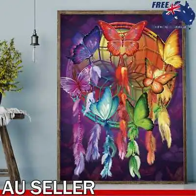 $12.89 • Buy Butterfly Dreamcatcher 5D DIY Diamond Painting Kits Full Square Drill Mosaic Art