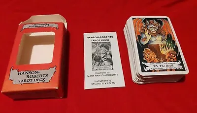 The Hanson Roberts Tarot Deck 1985 Vintage Multi Language Mary Hanson Roberts • $60