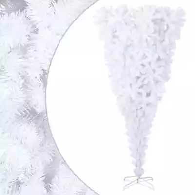 Upside-down Artificial Christmas Tree With Stand White 240 Cm • $117.86