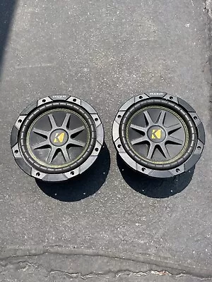 KICKER 10C84 Comp 8” Subwoofers (Pair) • $125