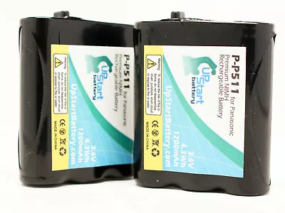 2x Battery For Panasonic P-P511 KX-TG5100 KX-TG2740S KX-TG5110 KXTG2740 • $16.71