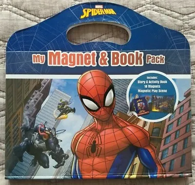 Marvel Spider-Man - My Magnet & Book Pack (2019) *NEW SMALL GIFT IDEA* • £2.99