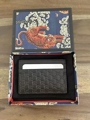 Gucci Microguccissima Card Case Slim Wallet Brown NWB • $150