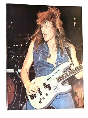 Megadeth / Dave Ellefson / Great White Magazine Full Page Pinup Poster Clipping  • $12.99