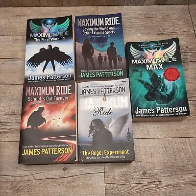 $39.20 • Buy 5 X Maximum Ride James Patterson Book Bundle 