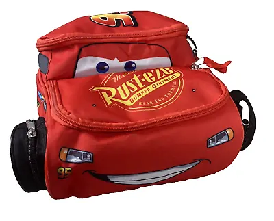 Disney Pixar Lightning McQueen Backpack Red Rust-Eze Kids Race Car New Cars • $36.99