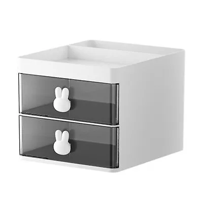 Desk Organizer Transparent Storage Drawer Mini Desktop Storage Box Portable • $21.72