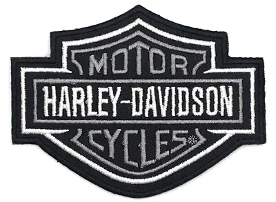 Harley Davidson Black Gray Motorcycle Patch Vintage Style Retro Hat Cap • $5.60