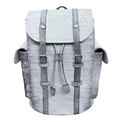 Himaylayan Crocodile Alligator Leather Skin Laptop Backpack  Travel Backpack • $895