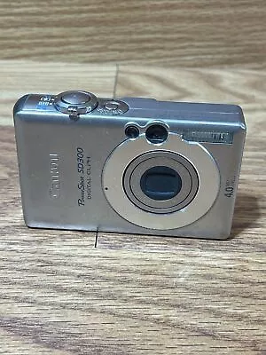 Canon IXUS 40 / PowerShot Digital ELPH SD300 4.0MP No Battery Included • $89.98