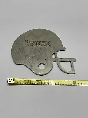 Mazak Keychain Emblem Football Helmet Quick Turn CNC Lathe Turning Center Turret • $5.98