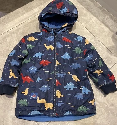 £12 • Buy Jojo Maman Bebe Dinosaur Coat 5-6 Years