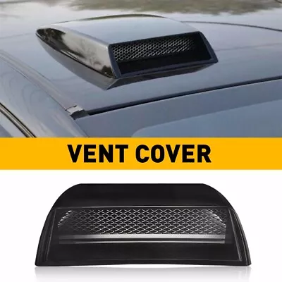 Car SUV Decorative Air Flow Intake Scoop Bonnet Vent Cover Hood Black Universal • $13.29