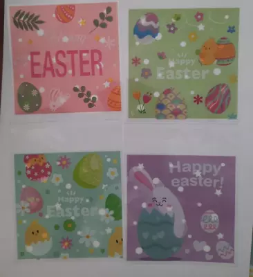 25 X Easter Cello Cellophane Birthday Party Favor  Bags  4 Designs 9.5cm • £2.29