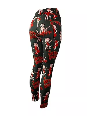 Betty Boop! Cartoon Icon Of A Generation Leggings Multiple Sizes With POCKETS! • $19.97