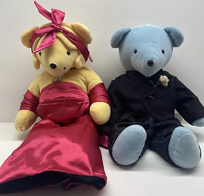 $30 • Buy V.I.B.s 1996 Bearilyn Monroe & 1993 Father Of The Bearide 20  Plush Bears 