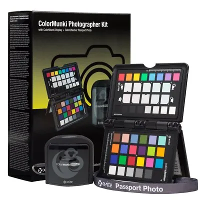 X-Rite COLORMUNKI Photographers Kit - Monitor Calibrator & ColorChecker Passport • $209.95