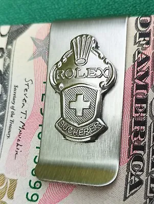 Hand Crafted ROLEX Bucherer Money Clip 💸 For 🕴️& 💃 • $49