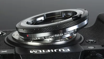 Voigtlander VM-X Close Focus Adapter II -   New Improved Version VM To Fuji X • $309